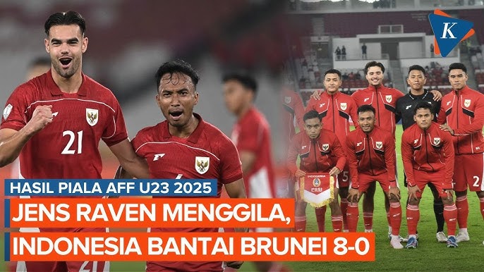 Kemenangan Brutal Indonesia U-23 Hancurkan Brunei