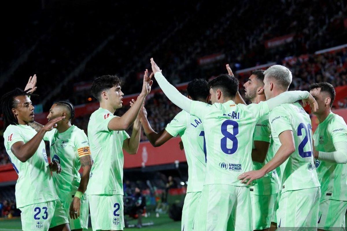 Barcelona tampil dominan saat kalahkan Mallorca 0-3