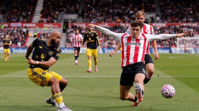 Man United Dibantai Brentford 3-1 di Liga Inggris