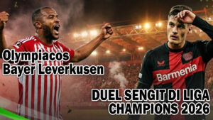 Olympiacos kontra Leverkusen di Liga Champions 2026