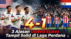 3 Alasan United States Tampil Solid di Laga Perdana