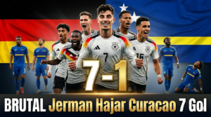Jerman Tampil Brutal Saat Hajar Curacao 7 Gol