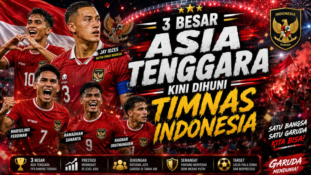3 Besar Asia Tenggara Kini Dihuni Timnas Indonesia