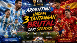 Argentina Hadapi 3 Tantangan Brutal dari Spanyol