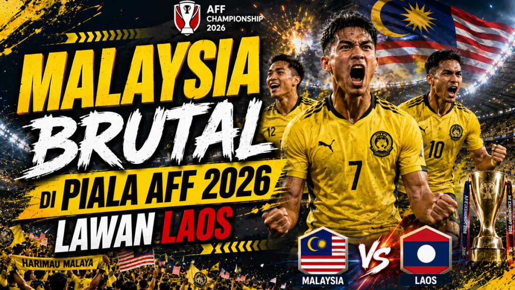 Malaysia Brutal di Piala AFF 2026 Lawan Laos