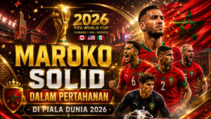 Maroko Solid Dalam Pertahanan di Piala Dunia 2026