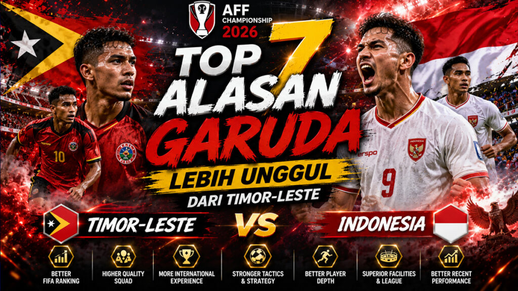Top 7 Alasan Garuda Lebih Unggul dari Timor-Leste