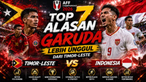 Top 7 Alasan Garuda Lebih Unggul dari Timor-Leste
