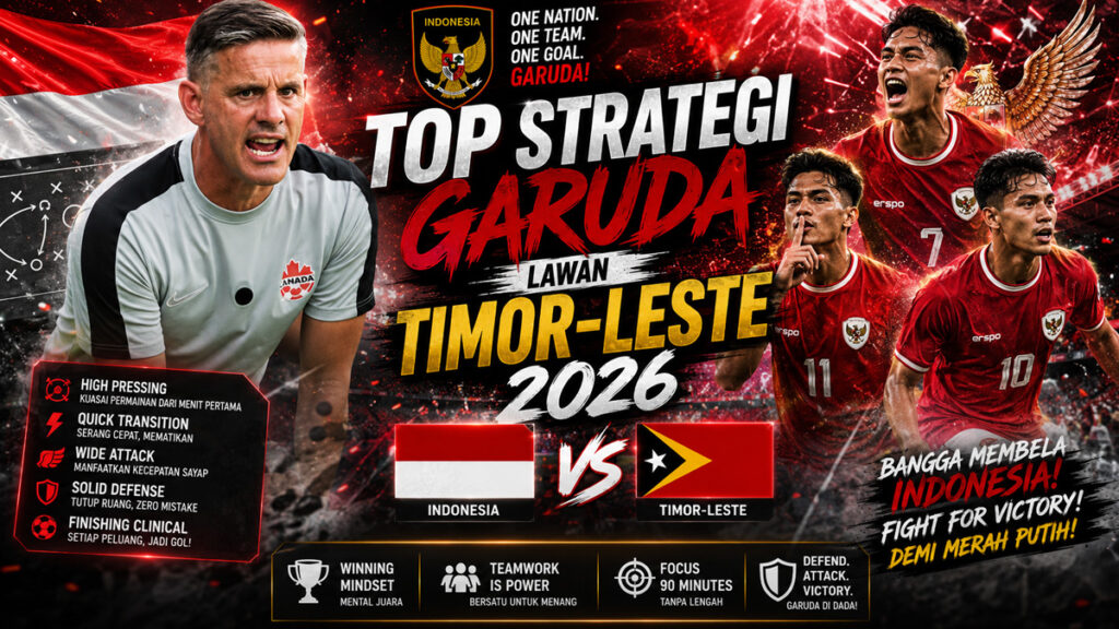Top Strategi Garuda Lawan Timor-Leste 2026