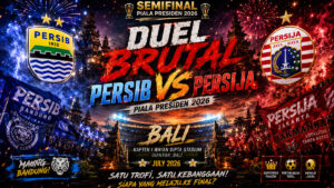 Duel Brutal Persib vs Persija Piala Presiden 2026