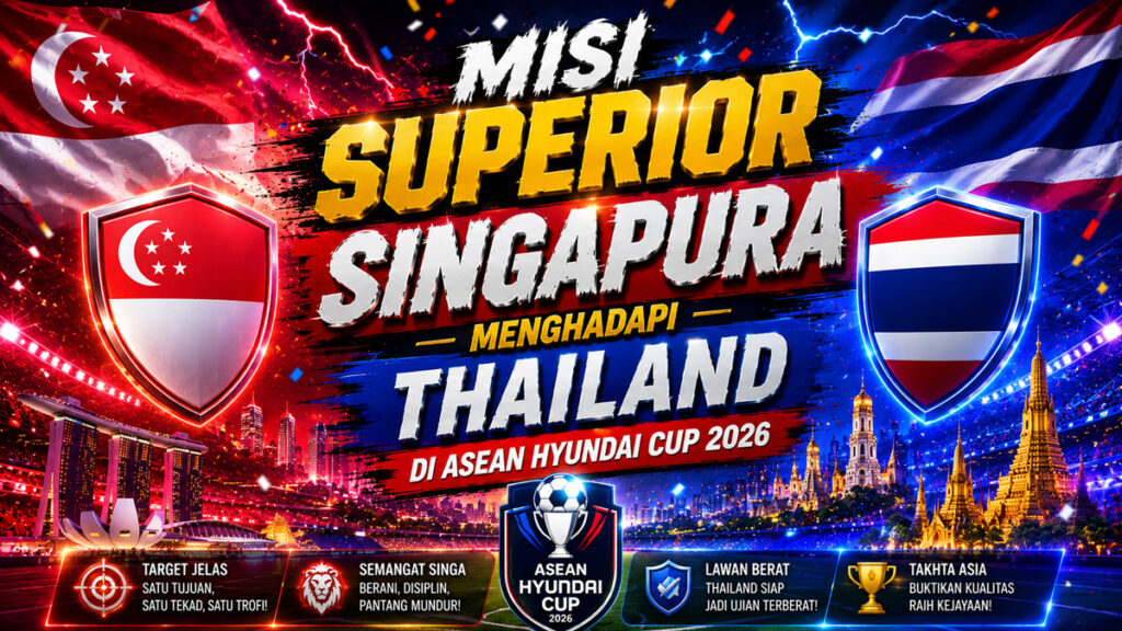 Misi Superior Singapura Menghadapi Thailand di ASEAN Hyundai Cup 2026
