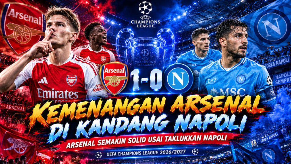 Arsenal Semakin Solid Usai Taklukkan Napoli
