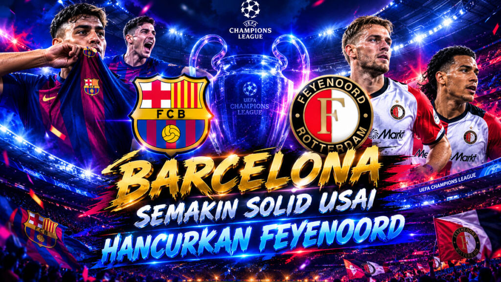 Barcelona Semakin Solid Usai Hancurkan Feyenoord