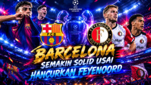 Barcelona Semakin Solid Usai Hancurkan Feyenoord