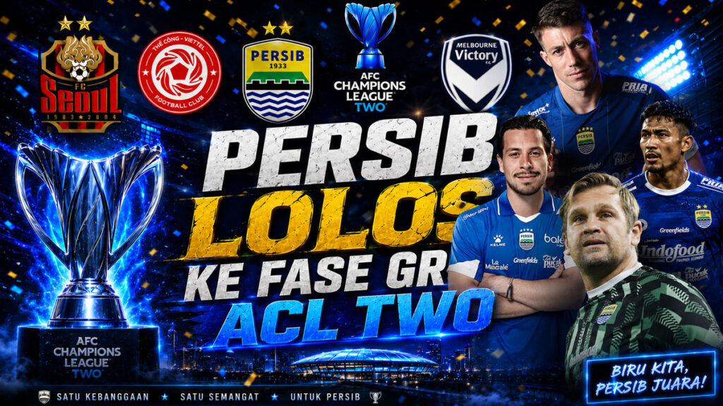 Persib Tampil Solid dan Lolos ke Fase Grup ACL Two