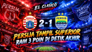 Persija Tampil Superior Raih 3 Poin di Detik Akhir