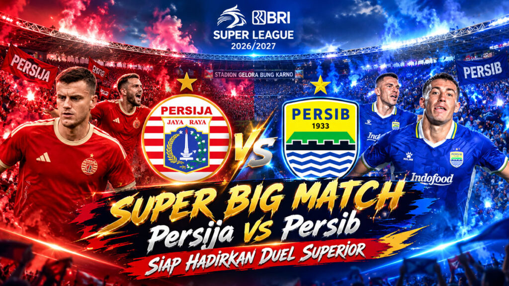 Persija vs Persib Siap Hadirkan Duel Superior