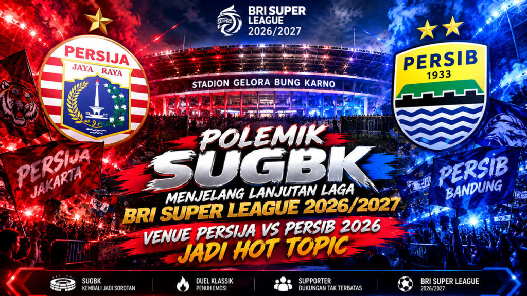 Venue Persija vs Persib 2026 Jadi Hot Topic